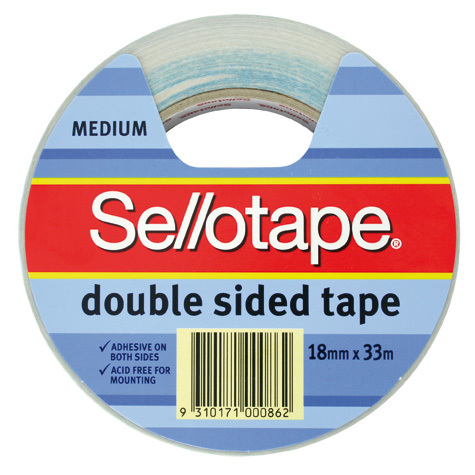Sellotape 404 Double Sided 18mm x 33m